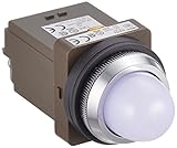 IDEC φ30 シリーズ パイロットライト 白熱球照光 丸形 AC200/220V APN126W