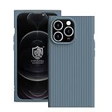 クリスタルアーマー iPhone 13 Pro ケース さざ波形状 リングストラップ付 CLAY NAVY PEI25-CL-NV