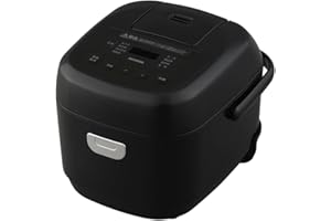 アイリスオーヤマ マイコン炊飯器 3合 一人暮らし 9種ヘルシーメニュー 自動メニュー搭載 銘柄炊き分け 軽量カップ付き RC-BMA30-B ブラック