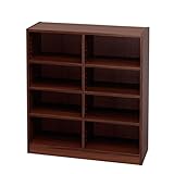 アイリスオーヤマ（IRISOHYAMA） スペース フィット ラック ウォールナット S-SFR9080 生活用品 新生活 収納 インテリア オフィス