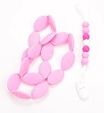 BUNDLE!! Silichews Teething Necklace for Mom to Wear + Pacifier Clip. Great Shower Gift! Great Baby 