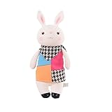 ラブリーホームぬいぐるみおしゃれガールRabbbit子供のおもちゃ大人のギフトパッチワーク