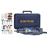 Gyros 40-02470 PowerPro Variable Speed Rotary Tool Kit; Multi-purpose Professional Cutting Tool; 1.2