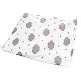 【ノーブランド品】ベビーベッド用　寝具　シート　シーツ　マットレス　布団　カバー　敷布団カバー　きれい　全5パタン - 雲