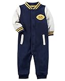カーターズ　スタジャン風　フリース　カバーオール carter's ボディスーツ　ロンパース　男女兼用 (9M(9ヶ月))