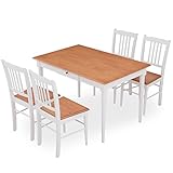 LOWYA （ロウヤ） ダイニングセット ダイニング 5点セット 4人掛け テーブル幅 120cm フレンチ カントリーフレンチ 新生活 おしゃれ ホワイト