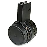 IRON AIRSOFT X15タイプ 1000連 電動ドラムマガジン 次世代M4電動ガン用