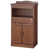 電話・ＦＡＸ台 引出収納 小物収納 リビング 鍵・コンセント付 幅90cm