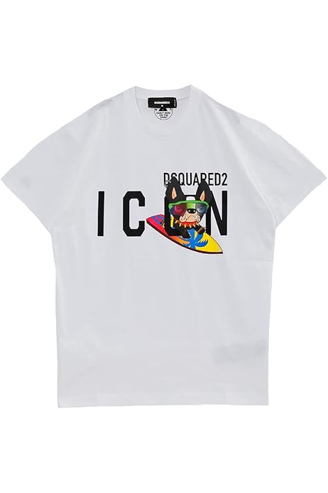 Amazon | [ディースクエアード] Tシャツ ICON Ciro Coll Tee S79GC0064 