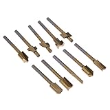 木工用ドリル 木工用穴あけホールソーボアビット 止め穴/斜め穴/重ね穴あけ作業に 木材切削 表面処理：チタンコーティング 10本組 Broadroot