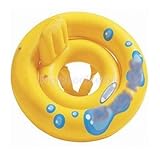 赤ちゃん乳児幼児Inflatable Swimming Pool Float Seat Ring Swimリングイエロー