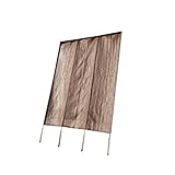 イージーサンシェード　立て簾タイプ　W200cm ライトブラウン