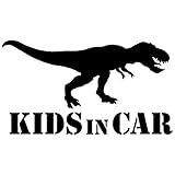 Sticker Shop Haru KIDS IN CAR ティラノサウルス 黒