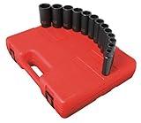 Sunex 2651 1/2-Inch Drive Standard SAE Impact Socket Set, 13 Piece [並行輸入品]