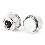 uxcell 電気炊飯器のサーモスタットのセンサー メタル製シルバートーン　2個入り