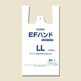 レジ袋　ＥＦハンド　ＬＬ　乳白色　（１００枚×１０袋）１０００枚入