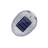 Baosity ソーラー充電 　道路ライト　 階段ライト 歩道ライト 芝生ランプ 　防水　自動点灯消灯 　照明 　　暖かい白