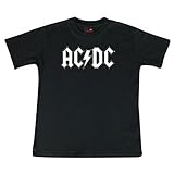 リトルロックストアー　男女兼用　ベビー用　Tシャツ エーシーディーシー (ホワイト ロゴ) (3〜6カ月)