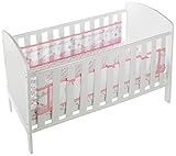 BreathableBaby 2 Sided Cot Mesh Liner (English Garden) by BreathableBaby