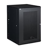 18U LINIER Swing-Out Wall Mount Cabinet - Vented Door [並行輸入品]
