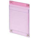 ライオン事務器 マグネット ポケット A6判 MP-C6TP 透明ピンク