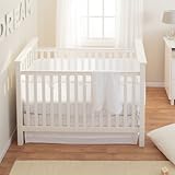 BreathableBaby Safety Crib Bedding Set, White Mist, 3 Piece by BreathableBaby [並行輸入品]