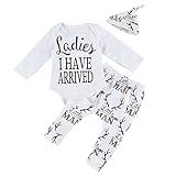 SIEGES ベビー服 子供服 上下セット 英字 プリント Tシャツ 男の子 女の子 長袖 パンツ セットアップ 帽子付き 秋 冬 0-18ヶ月
