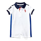 ラルフローレンの子供服　POLO　RALPHLAWREN　ベビー　ビックポニー　カバーオール　ロンパース　男の子　７５ｃｍ [並行輸入品]