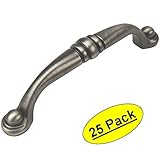 Cosmas 2322 asアンティークシルバーキャビネットハードウェアハンドルプル – 3 – 3 / 4 " ( 96 mm )穴中心 – 25パック