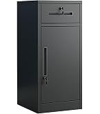 Amazon.co.jp: ガービー（Garvee） スチール書庫 鍵付き スチール