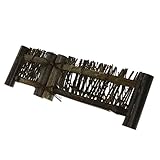 Baoblaze フェンス　天然竹　ガーデンフェンス　盆栽　柵 卓上装飾　仕切り　インテリア　全6サイズ　小型 ラティス　 - ＃2サイズ（L）