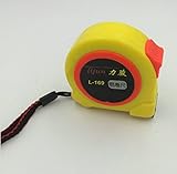 OYAN 定規テープ　テープメジャー　巻き尺　測定工具　ロックボタン　鋼テープ　イエロー　シルバートーン　3M