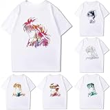 幽遊白書 tシャツ 半袖 インナーシャツ 浦飯幽助 蔵馬飛影 桑原和真 妖狐蔵馬 危険を冒す 夏服 丸首 コスプレ衣装 記念シャツ カジュアル ファション 通気 快適 文化祭 学園祭 贈り物 男女兼用 誕生日 プレゼント (5,XL)