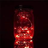 amzmonnsuta　8LEDソーラーパワーぶら下がりガラスの瓶ランプ点灯　ガーデンコートヤード風景な装飾ライト