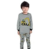 ホットクリアランス。 Daoroka 男の子 女の子 服セット 幼児 子供 赤ちゃん トラクター プリント 長袖Tシャツ トップパンツ 秋 コットン アウトフィット
