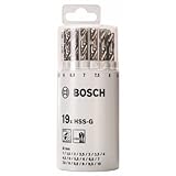 BOSCH(ボッシュ) ドリルビットセット HSS-G 1mm~10mm 19本組 2607018361