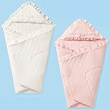 MIKIHOUSE FIRST(ミキハウスファースト)上品なジャカード織りのセレモニーアフガン（おくるみ）８５×８５cm ( レース部分除く ) ---,白