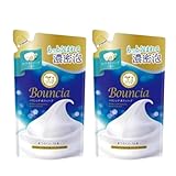 【2個セット】バウンシア ボディソープ ホワイトソープの香り 詰替用 360ml | ボディウォッシュ 泡ソープ シアバター ヒアルロン酸 コラーゲン 濃密泡 オリジナルロゴ入りパッケージH