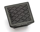 Laurey 12292 Cabinet Hardware 1-5/8-Inch Square Knob, Oil Rubbed Bronze and Madison Grey [並行輸入品]
