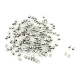 uxcell ガラス管ヒューズ　速断ヒューズ　筒状　クリップ　高速フェラ　100個入　250V 15A