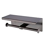 バスルーム壁マウントデュアルトイレットペーパーティッシュホルダー、ポリッシュまたはつや消しニッケルまたはオイルはブロンズ 08-035O