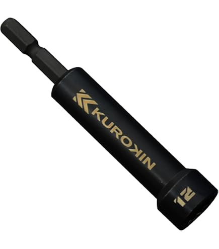 Amazon | フジ矢(Fujiya) セミロングソケット 黒金 (対辺8mm/全長90mm