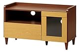 ツートーンカラー ローボード テレビ台 収納棚 幅885mm