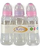 Nurtria Easy-Grip Baby Bottles - pink/lilac, one size by Nutria