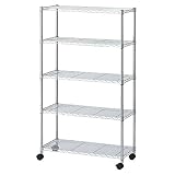 スチールラック ローコスト W90.7×D35×H156cm 棚 5段 什器 オリジナル