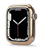 【Ringke】Apple Watch 9 / 8 / 7 41mm ケース BEZEL STYLING 変色防止 耐衝撃 超薄型 保護ケース ステンレス製 メタリック アップルウォッチ ウルトラ 9 / 8 / 7 41mm スマートウォッチ メタリックケース - Rose Gold 41-02