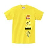 HOORAY(フーレイ) ダンス 衣装 ヒップホップ ラインロゴTシャツ M イエロー