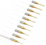 SMO 炭化コーティング 1.5mm-3.175mm エングレーバー　ビット CNC ロータリー　バリセット エンドミル