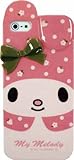 グルマンディーズ マイメロディ iPhone 5 専用 ダイカット ソフト ジャケット イチゴ SAN-162MMD