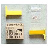 大里 グッドラック　1×4材用棚受け イエロー （52-335）